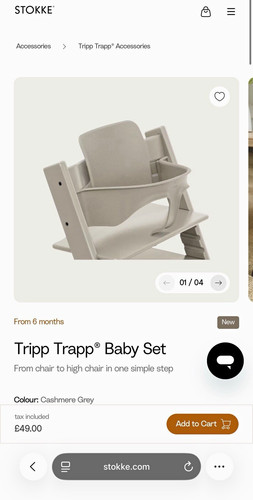 Stokke tripp trapp - tripp, set